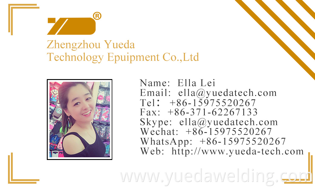 Yueda 3 phase welding equipment steel drum seam welding machine price